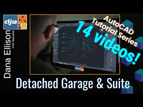 DJE.ca Suite over Garage AutoCAD Tutorials - Window and Door Schedules