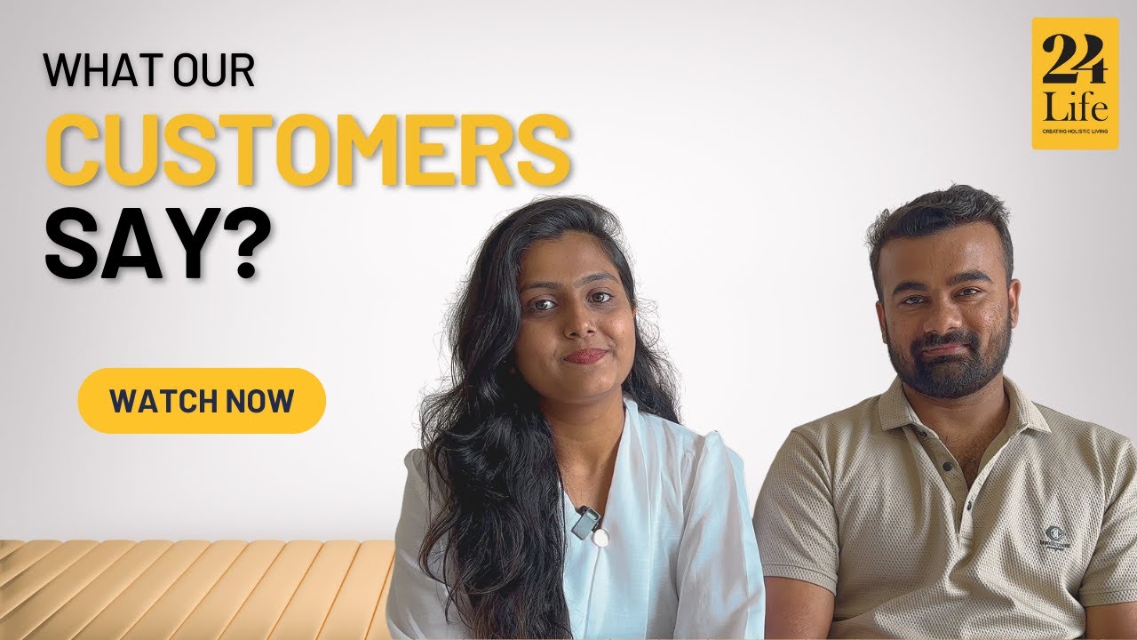 Mr. and Mrs. Khoje sharing their living experience with 24Life Blooms