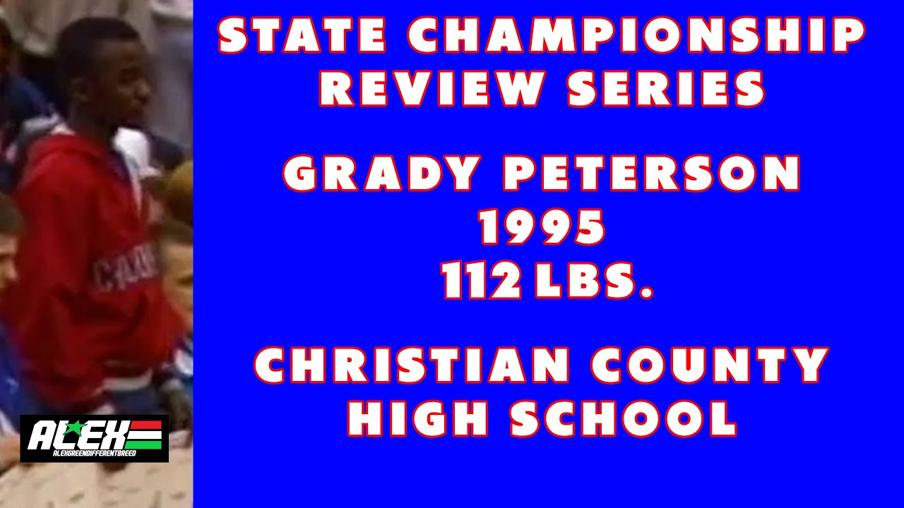 State Wrestling Championship match review w/ Grady Peterson (Christian County; 1995 112 lbs.)