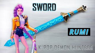 How To Make RUMI's SWORD From KPop Demon Hunters With Paper!
