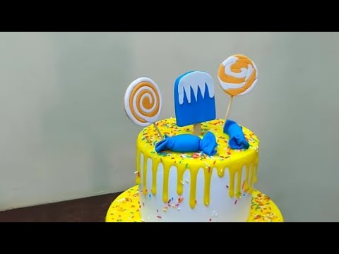 new 2024 design ke cake decoration video cake Manzoor Ali decoration