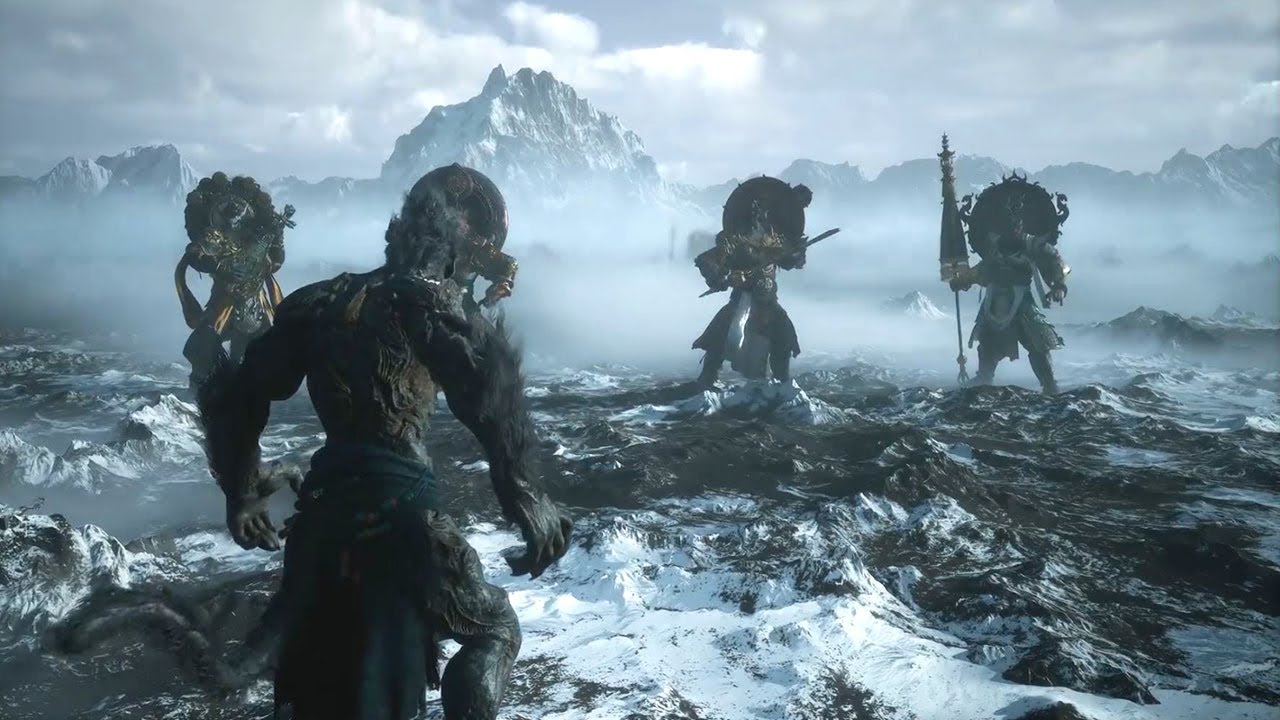 Black Myth Wukong Four Heavenly Kings & Erlang Final Boss : The Titan Battle Hidden Ending