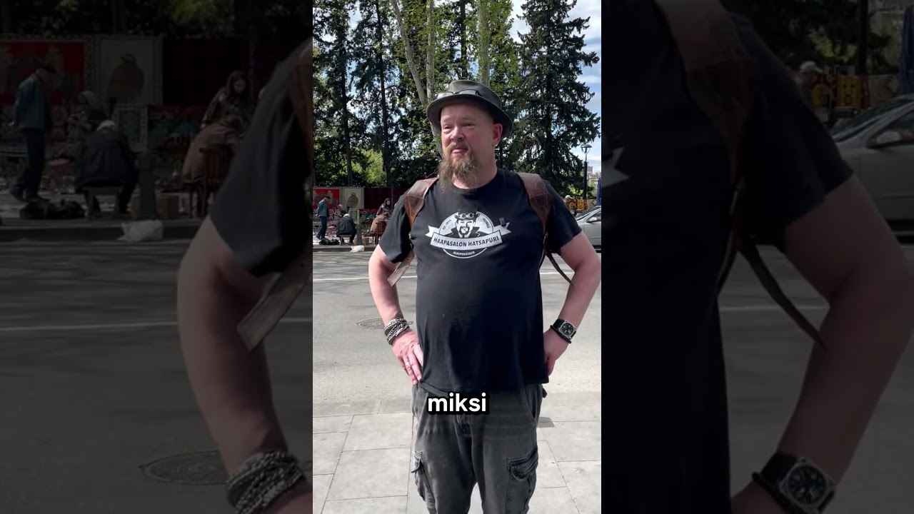 Tbilisissä kuivalla sillalla