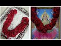 How To Make Rose Flower Garland For God Easy Method To Make Garland DIY Poola Mala