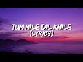 Tum mile dil khile (lyrics) | Indian lyrics |