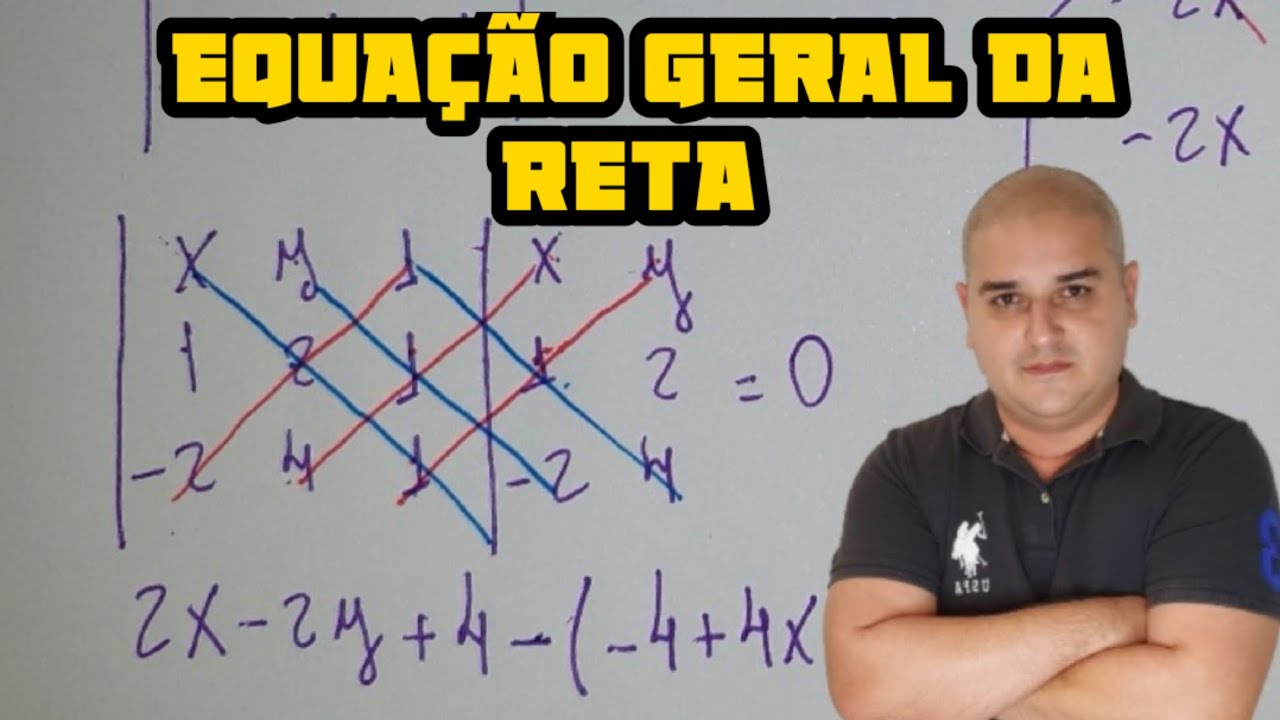 Geometria analítica - Equação Geral da Reta
