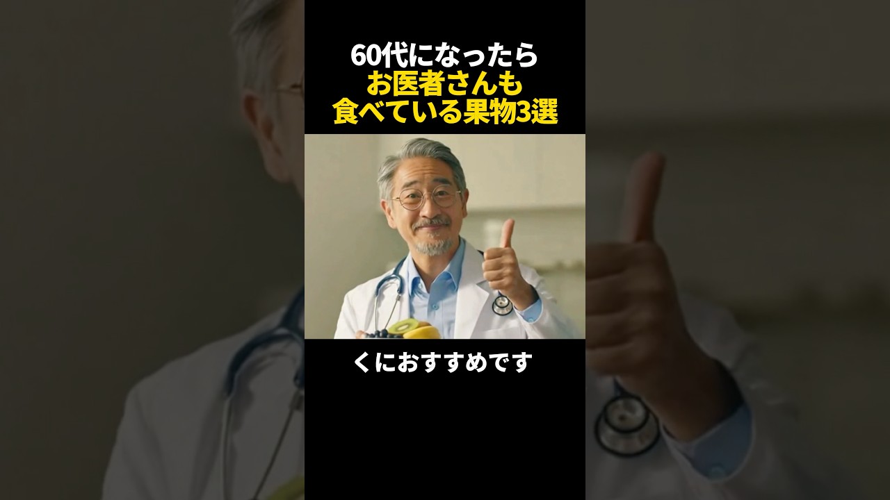 60代になったら、お医者さんも食べている果物3選