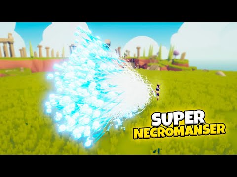 SUPER NECROMANSER VS EVERY FACTION | TABS MODDED GAMEPLAY