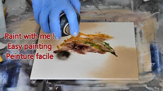 Abstrakte malerei/ How to paint/Demo Peinture abstraite/Abstract Art /Pintura abstracta