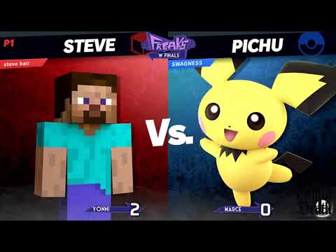 WF| Marce (Pichu) vs Yonni (Steve) | FREAKS IRL SMASH @ FREE PLAY RICHARDSON 19 ft Muteace, Danbi, G