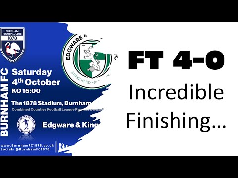 Incredible finishing, all 4 #goals | Burnham v Edgware & Kingsbury | 04.10.2025 #nonleaguefootball