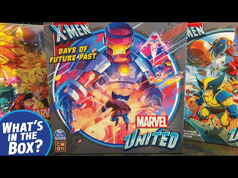 DAYS OF FUTURE PAST Expansion Unboxing for Marvel United X-Men