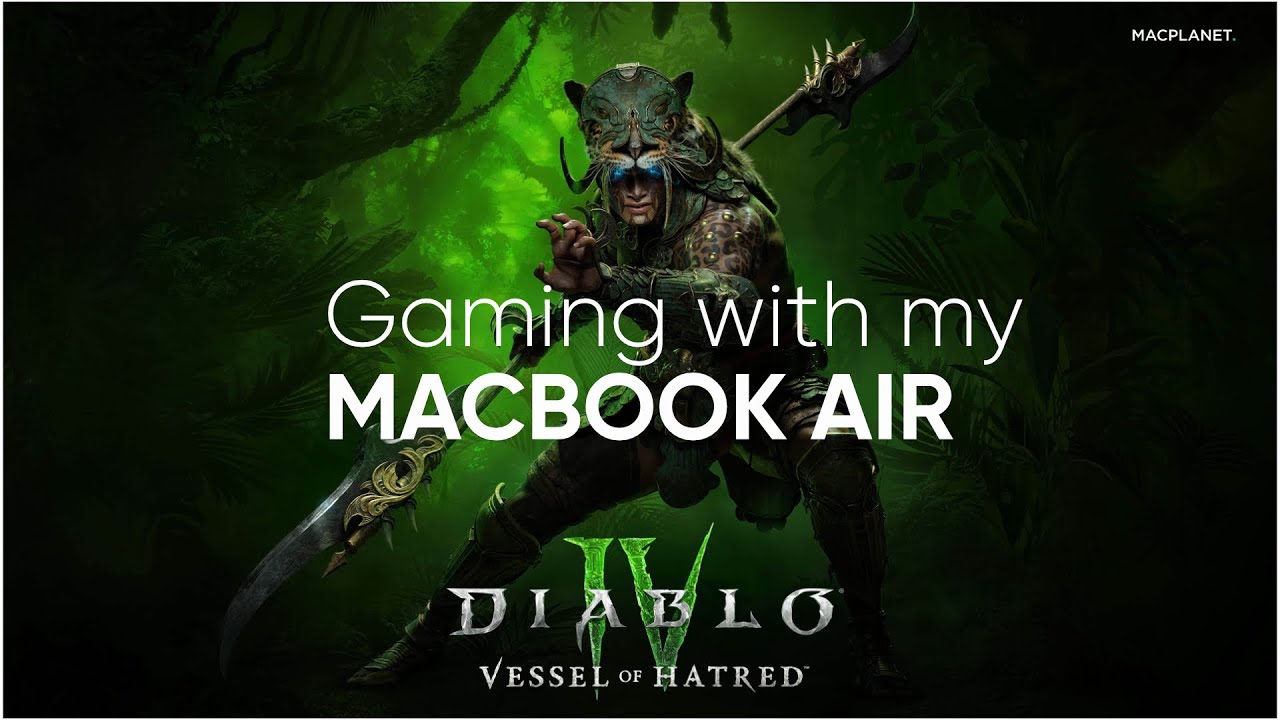 Playing Diablo IV on MacBook Air