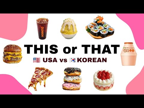 USA vs Korea : Ultimate Food Battle 🍔🍜|This or That