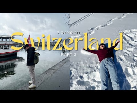 7 days in Switzerland — Part 2 | männlichen, Grindelwald first, murren, iseltwald, Zürich & Lucerne