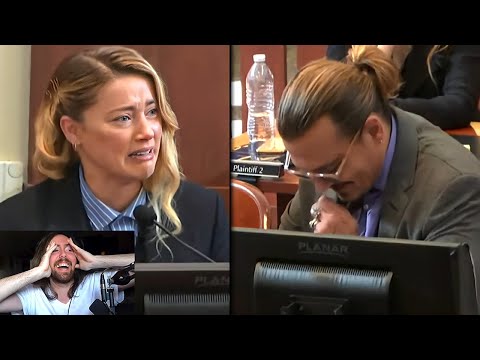 Johnny Depp starts laughing at Amber Heard's SURREAL Testimony thumnail