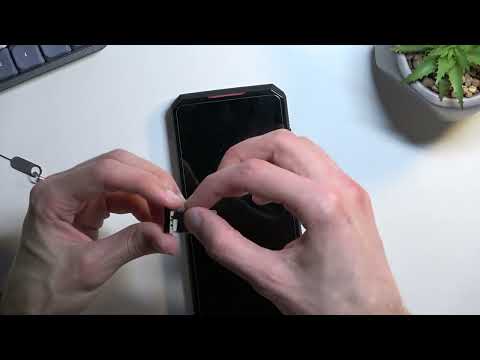 How to Insert Nano SIM and Micro SD Card in OUKITEL K13 Pro | Set Up SIM and External Storage