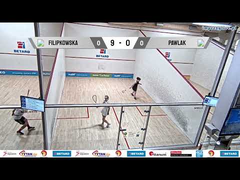 Alicja Filipkowska - Oliwia Pawlak BETARD Indywidualne Mistrzostwa Polski Junior w Squasha 2023