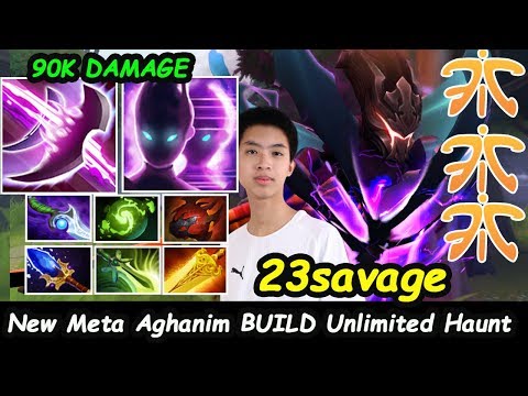 Fnatic 23savage [Spectre] New Meta Aghanim's Scepter  Build Unlimited Haunt Dota 2 7.22 Gameplay