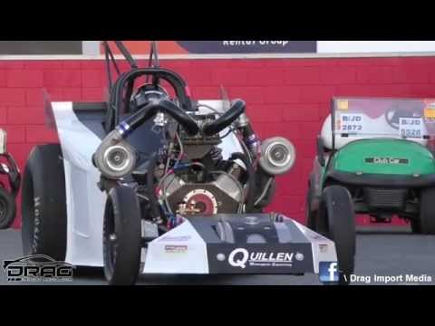 V8 TWIN TURBO ALTERED STRUGGLES FOR TRACTION