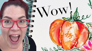 You Need to Paint Pumpkins This Way! Beginner Friendly Watercolor Lesson