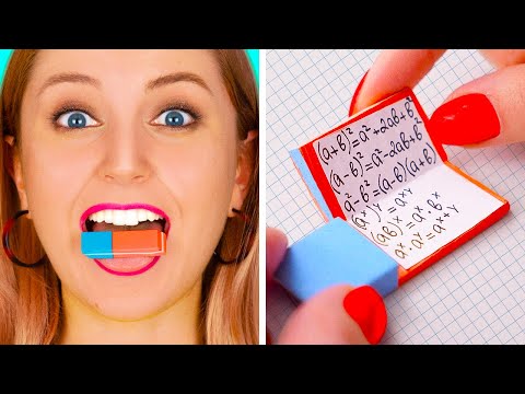 FUN DIY SCHOOL HACKS || Easy Crafts and Hacks For School! By 123 GO!