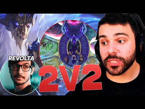 MINERVA E REVOLTA JOGARAM O MODO 2V2 (ARENA) - AURELION E SION GAMEPLAY