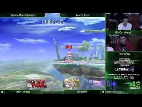 Construct 20 - GHQ - Cheato (R.O.B.) vs Richardo (Sheik) - Project M Loser's Top 8
