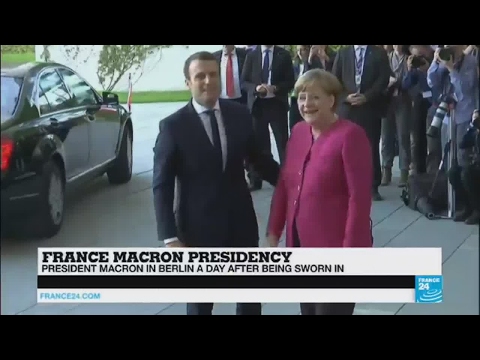 Macron in Berlin - "We might see a revival of the Franco-German drive of the European agenda"