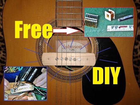 Make A Guitar Pickup For Free (Household Items)