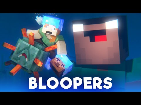 Ocean Monument: BLOOPERS - Alex and Steve Life (Minecraft Animation)