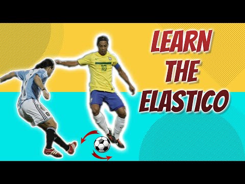Learn Ronaldinho Skills- Elastico/Air Elastico - PRSOCCERART Tutorials #16