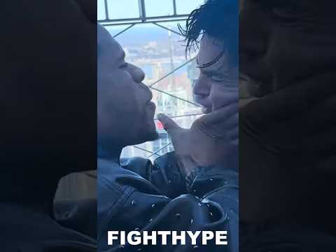 Devin Haney PUTS HANDS ON Ryan Garcia & SLAPS him across the face at HEATED FACE OFF