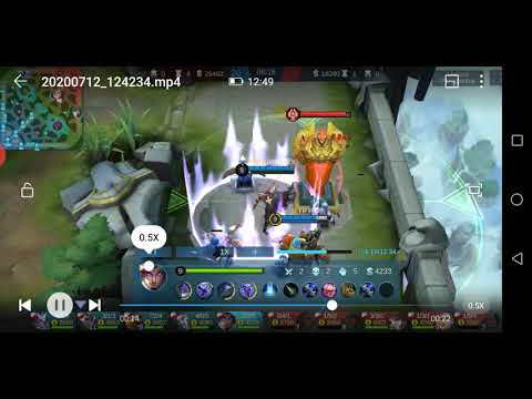 MLBB Yu Zhong - 2x soul grip enhanced attack to tower