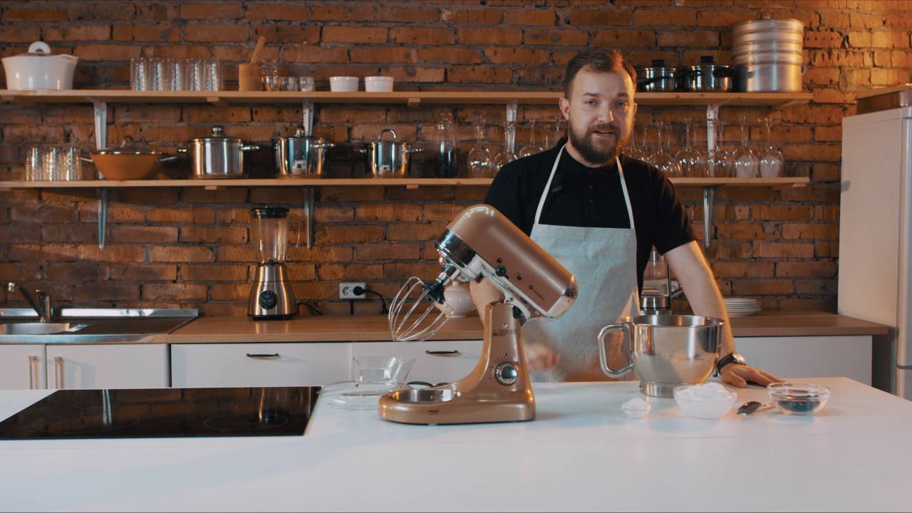 Планетарный миксер GEMLUX GL-SM5W белый