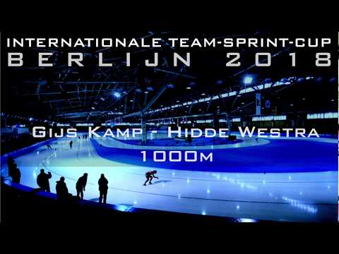 Gijs Kamp - Hidde Westra 1000m  Sprintcup Berlijn 2018