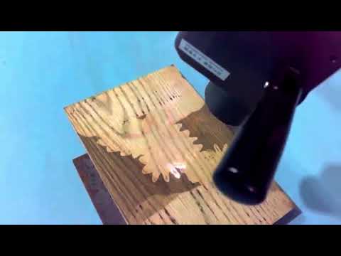 Test video--500W pulse laser cleaning machine