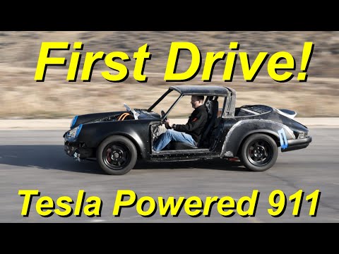 First Drive of a Tesla-Powered Porsche 911