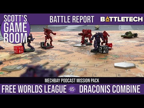 BattleTech Mechbay Mission Battle Report: Free Worlds League vs Draconis Combine