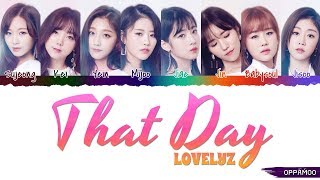 Lovelyz (러블리즈) - &#39;That day (그날의 너)&#39; Lyrics (Color Coded Han-Rom)