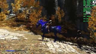Skyrim мод Гигантские деревья FPS TEST