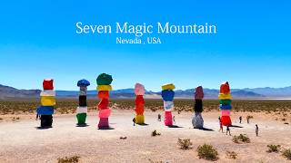 【DRONE FPV SHOT】SEVEN MAGIC MOUNTAIN NEVADA , USA