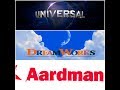 Combo Logo: Universal Pictures/ DreamWorks SKG/ Aardman (Reprint 2018) - Flushed Away (2006).