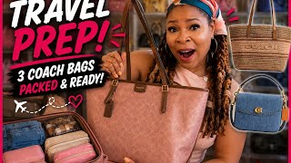 ✈️ 3 Coach Bags. One Trip. Here's How I Pack Them.