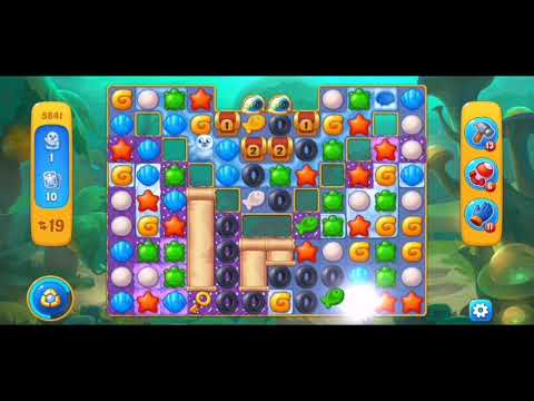 Fishdom 5841 Hard Level - NO 💣🧨💥