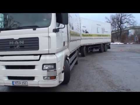 LKW-Anhänger rückwärts rangieren von oben und außen