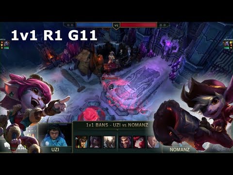 Uzi Tristana vs Nomanz Tristana | 1vs1 Round 1 2019 All-Star Las Vegas | LPL vs LCL