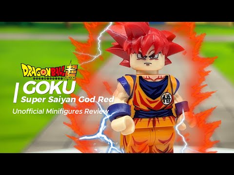 Unofficial LEGO Dragon Ball Minifigures | Goku | Minifigures Stop Motion Review