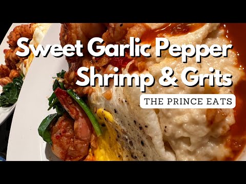 Thick, Cheesy and Spicy Shrimp & Grits | The Prince Eats