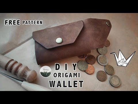 Lo hicimos | Cartera de cuero origami | FREE PATTERN
